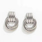 Baby Knot Earrings - Silver