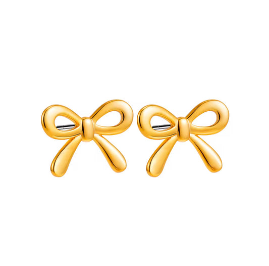 Bow Studs - Gold