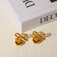 Frankie Heart Bow Earrings